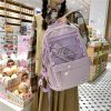 Kawaii Nylon Harajuku Solid Pastel College Backpack  |  Bags