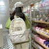 Kawaii Nylon Harajuku Solid Pastel College Backpack  |  Bags