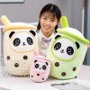 Kawaii Panda Boba Tea Plush Xl (50Cm)  |  Cute Stuffed Animals