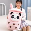 Kawaii Panda Boba Tea Plush Xl (50Cm)  |  Cute Stuffed Animals