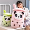 Kawaii Panda Boba Tea Plush Xl (50Cm)  |  Cute Stuffed Animals