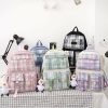 Kawaii Pastel Canvas Harajuku Backpack Set (4Pcs)  |  Bags