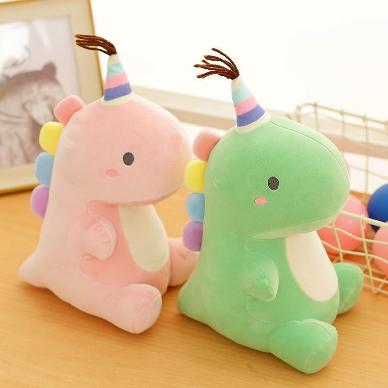 Kawaii Pastel Colors Dinosaur Plush – Limited Edition  |  Mini Stuffed Animals