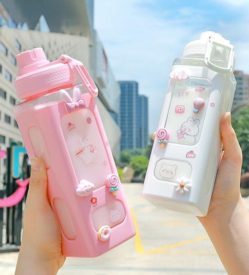 Kawaii Pastel Transparent Style Bottle – Limited Edition  |  Bottles