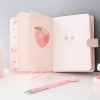 Kawaii Peach Notebook With Cover – Limited Edition  |  Notebooks