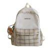 Kawaii Plaid Korea Style Canvas Backpack – Limited Edition  |  Bags