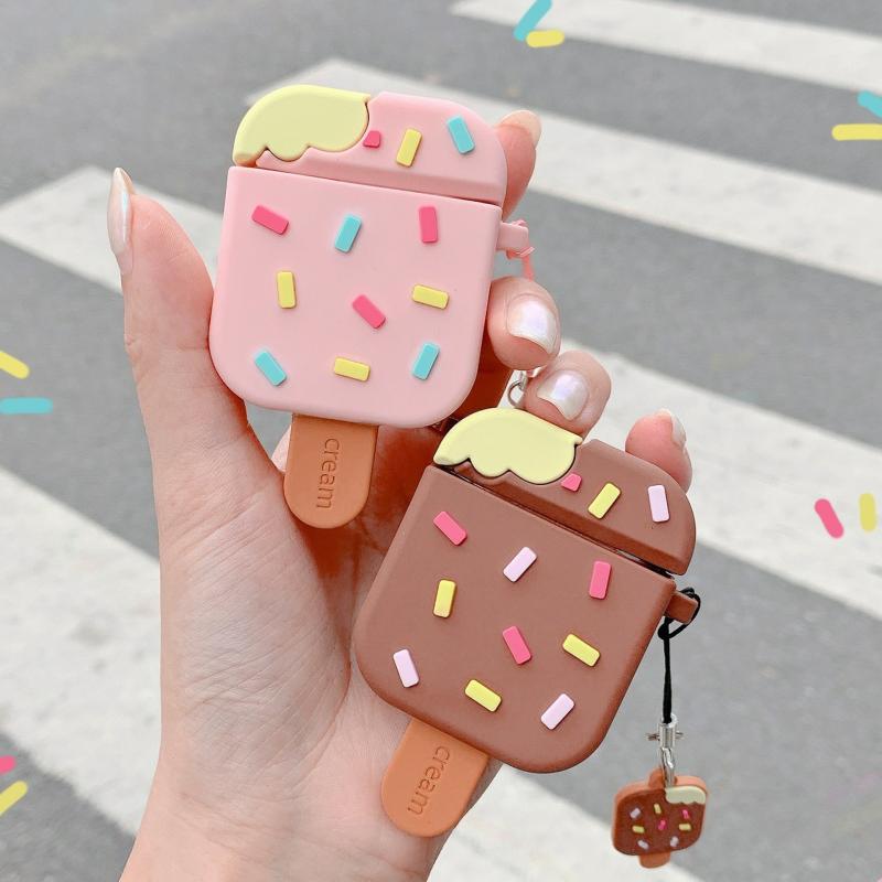 Kawaii Popsicle Ice Cream Protective Earphone Case  |  Earphone Case