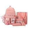 Kawaii Preppy Style Harajuku Backpack Set – Limited Edition  |  Bags