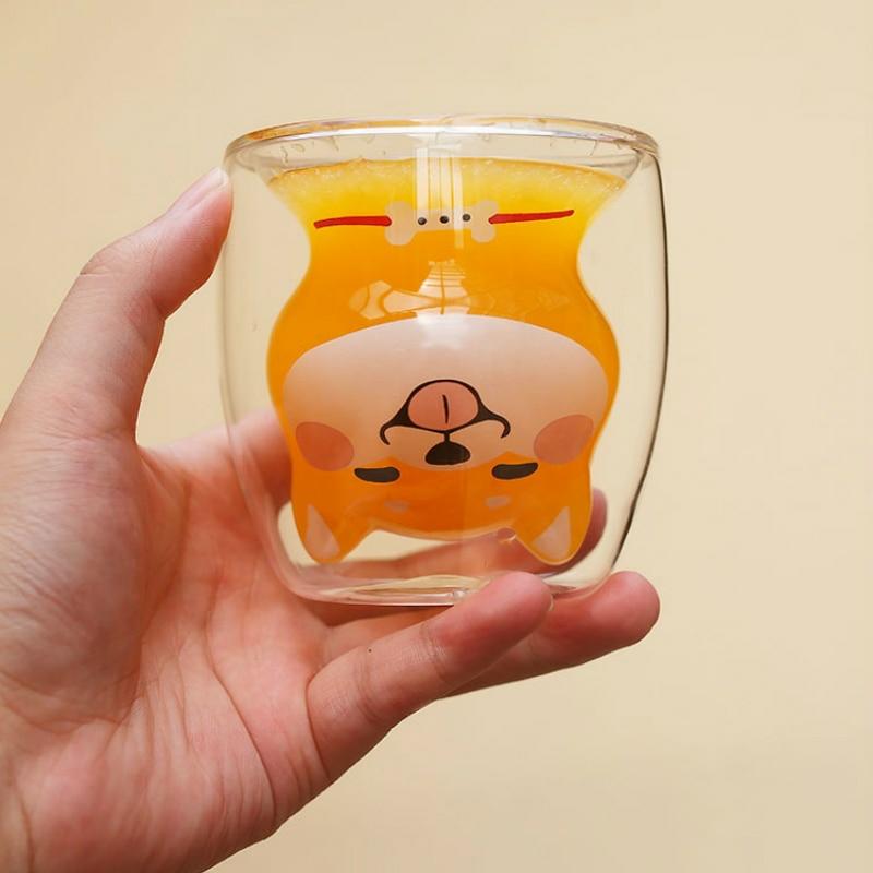 Kawaii Shiba Inu Glass Cup – Limited Edition  |  Bottles