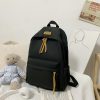 Kawaii Solid Color Korea Style Canvas Backpack  |  Bags