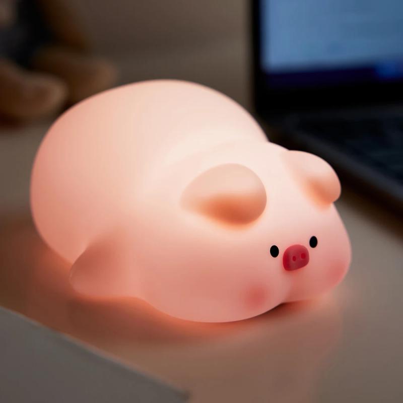 Kawaii Squishy Pig Led Night Lamp – Limited Edition  |  Kawaii Lamps