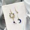 Kawaii Starry Moon Crescent Cat Earrings – Limited Edition  |  Earrings