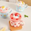 Kawaii Strawberry Cake Ceramic Cup – Limited Edition  |  Bottles