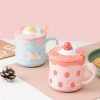 Kawaii Strawberry Cake Ceramic Cup – Limited Edition  |  Bottles