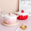 Kawaii Strawberry Ceramic Ramen Bowl – Special Edition  |  Bottles