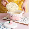 Kawaii Strawberry Ceramic Ramen Bowl – Special Edition  |  Bottles