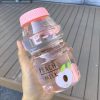 Kawaii Strawberry Fruit Water Bottle (480Ml)  |  Bottles