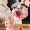 Kawaii Strawberry Glass Tea Pot – Limited Edition  |  Bottles