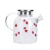 Kawaii Strawberry Glass Tea Pot – Limited Edition  |  Bottles