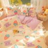 Kawaii Strawberry Harajuku Pastel Bedsheet – Special Edition  |  Beddings