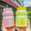 Kawaii Strawberry Peach Fruit Ceramic Cup  |  Bottles