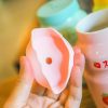 Kawaii Strawberry Peach Fruit Ceramic Cup  |  Bottles