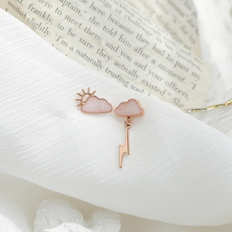 Kawaii Sun Cloud Korea Style Earrings – Limited Edition  |  Earrings