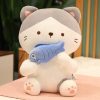 Kawaii Therapy Cat Fish Plush Doll (45Cm) – Limited Edition  |  Giant Stuffed Animals