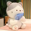 Kawaii Therapy Cat Fish Plush Doll (45Cm) – Limited Edition  |  Giant Stuffed Animals