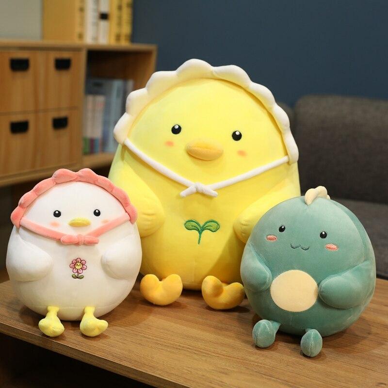 Kawaii Therapy Chubby Chicken Plush – Limited Edition  |  Cute Stuffed Animals