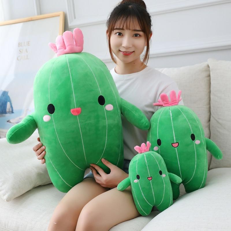 Kawaii Therapy Jumbo Cactus Plush (60Cm) – Limited Edition  |  Giant Stuffed Animals