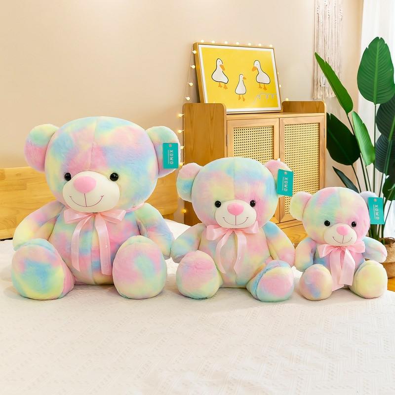 Kawaii Therapy Rainbow Bear Huggable Plush (45Cm)  |  Cute Stuffed Animals