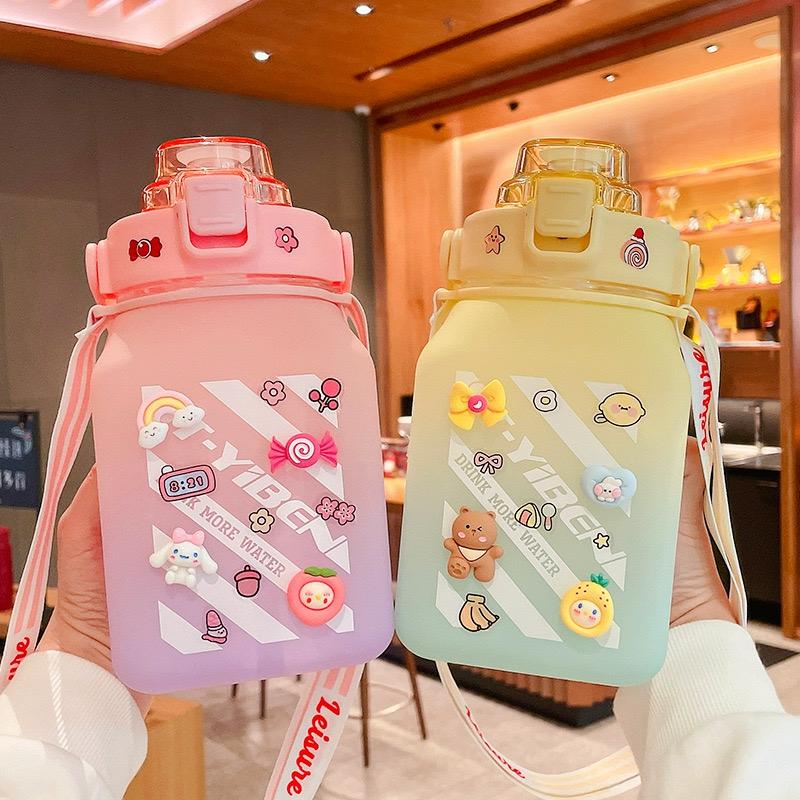 Kawaii Jumbo Pastel Straw Bottle – Limited Edition  |  Bottles