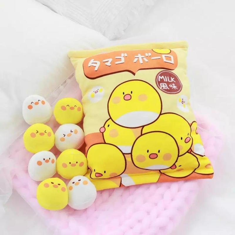 A Bag Of Kawaii Yellow Chick Dolls  |  Cute Stuffed Animals