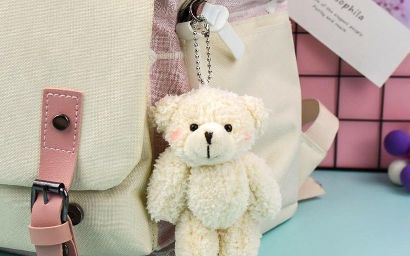 Kawaii Mini Bear Pendant  |  Bags