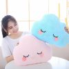 Kawaii Pastel Starry Cloud Moon Pillow Plush  |  Pillows