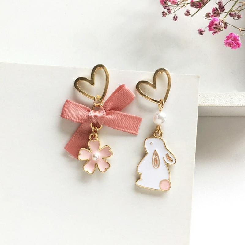 Kawaii Rabbit Cherry Blossom Earrings – Limited Edition  |  Earrings